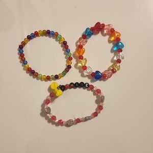 Rainbow Pride Bee Mine Valentines Bracelet's